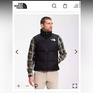 brand new north face 1996 nuptse vest! size L